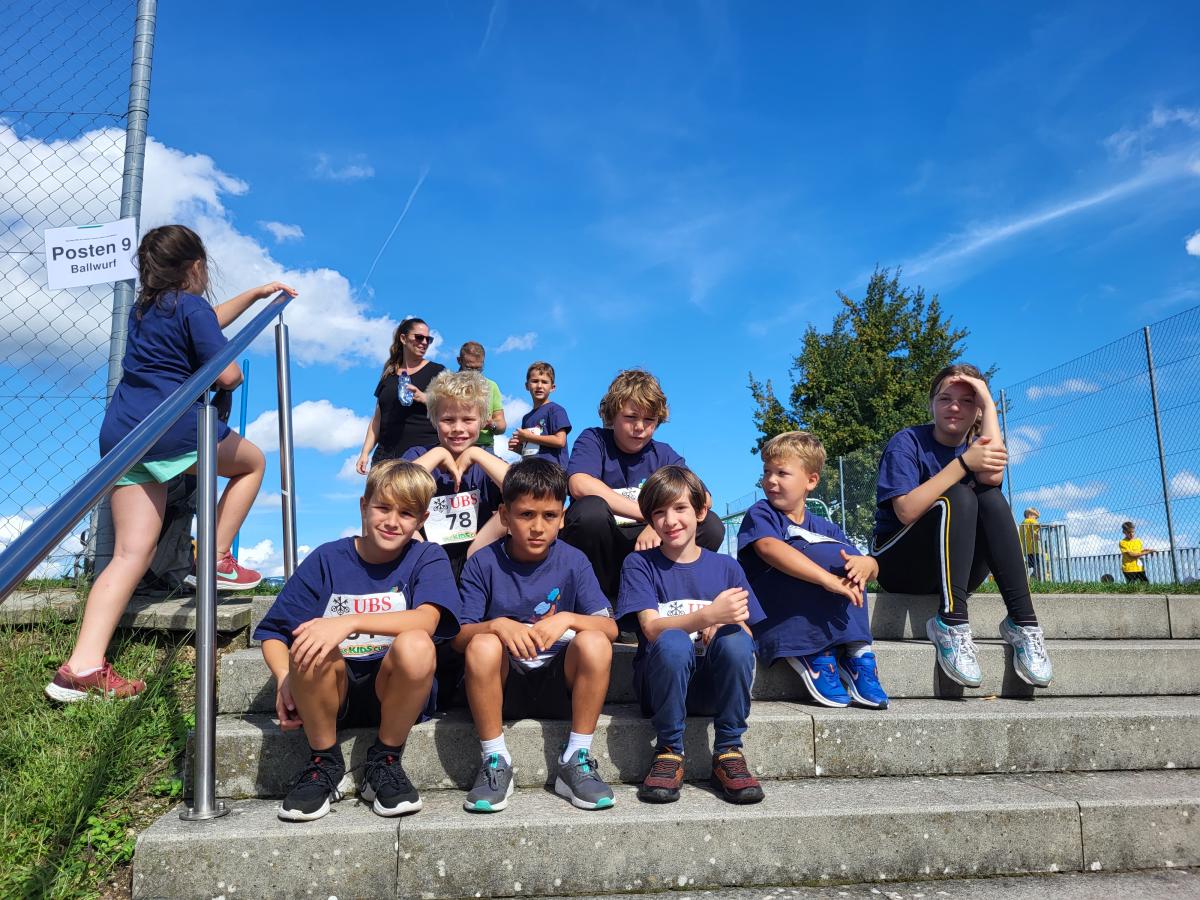 Pause beim Ballwurf